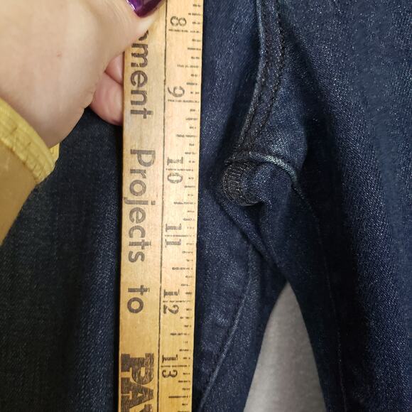 Guess Jeans Mens Size 32x30 Medium Rise Tapered Slim Jeans Halsted Fit Dark Wash - Picture 6 of 12